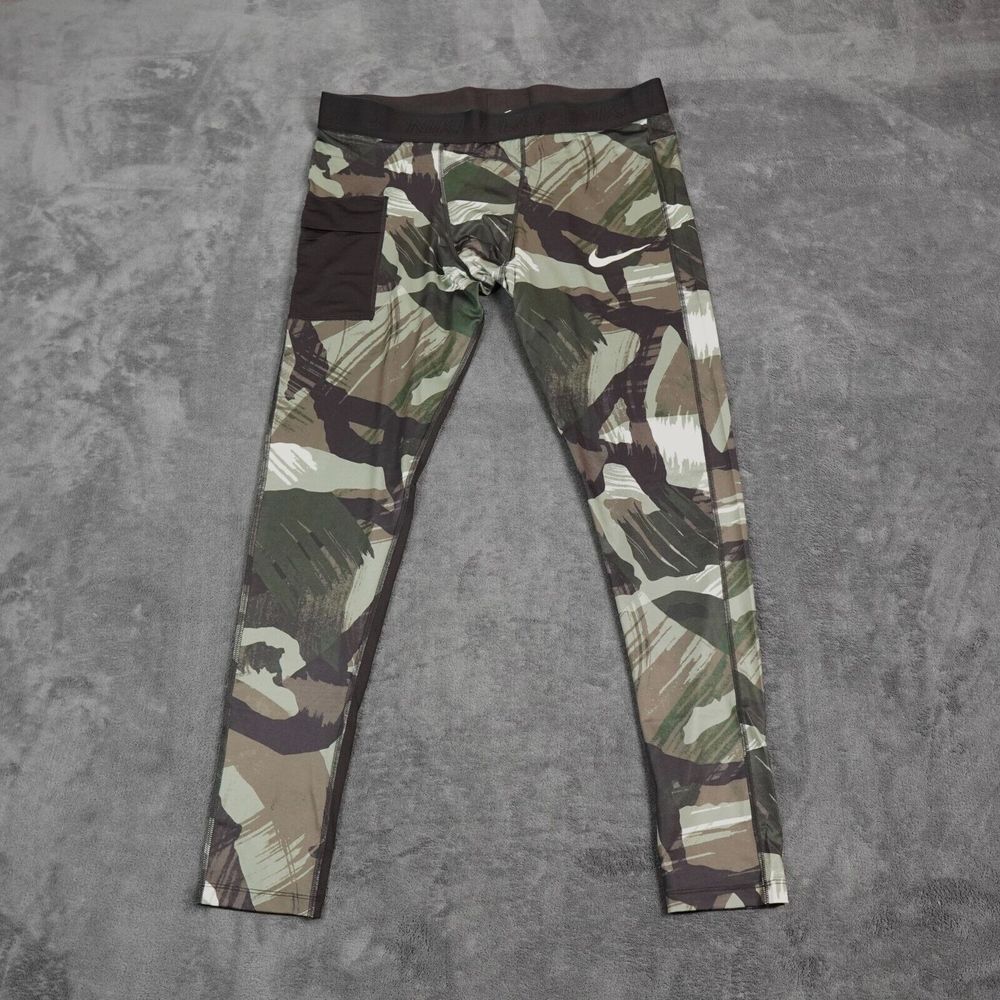 Nike Mens Pro Tights Mens 3Xl Brush Camouflage Elastic Waist Pull On Training
